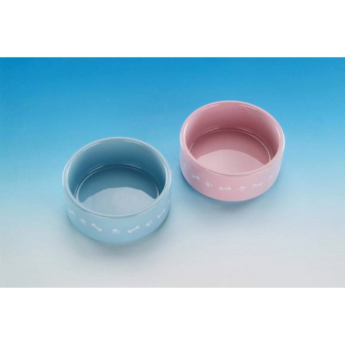 Nobby eetbak Puppy in blauw of roze (11 cm)