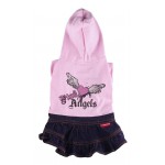 Pink angels dress in grijs en roze