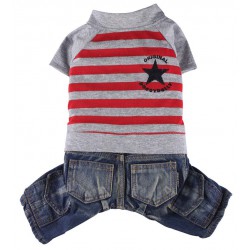 Stoere jumper met streeptrui in twee kleuren Stoere jumper met streeptrui in twee kleuren