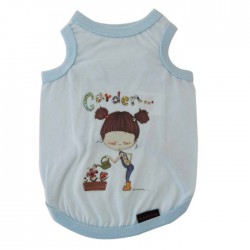 Topje in roze en blauw Topje in roze en blauw