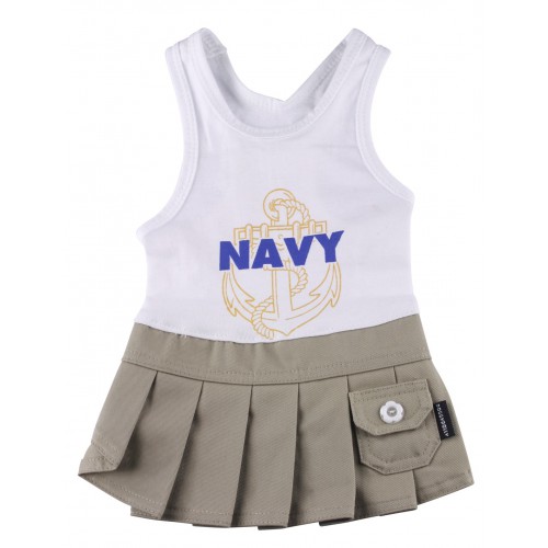 navy wit jurkje