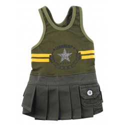 groen army jurkje groen army jurkje